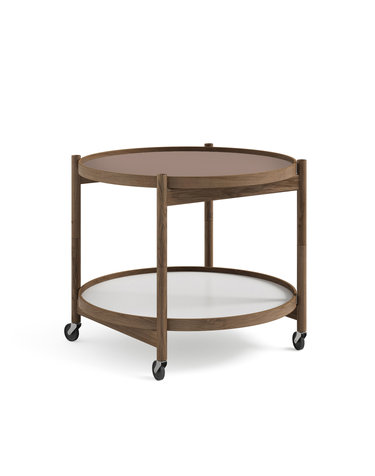 Tray Table 60 Smoked oak White / Dusty Lavender