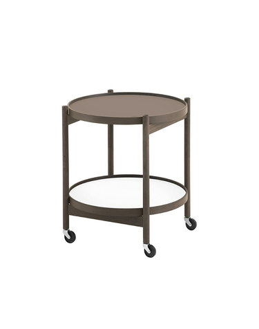 Tray Table 50 Smoked oak White / Dusty Lavender