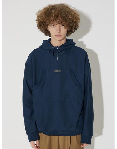 Chest Pocket Logo Hoodie(Navy)