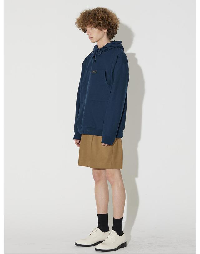 밀린 Chest Pocket Logo Hoodie(Navy) 착용컷