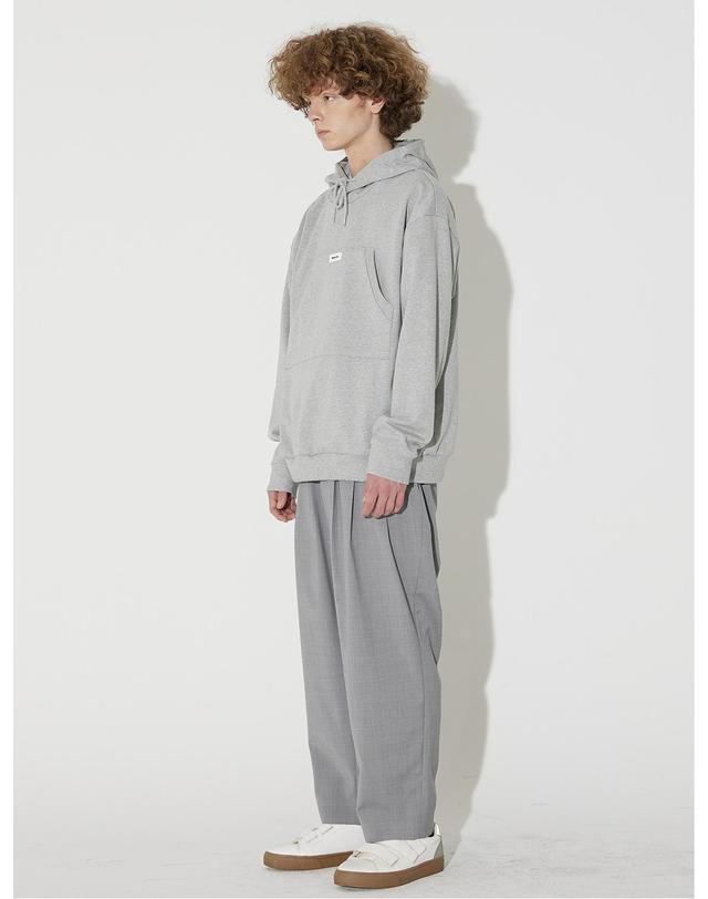 밀린 Chest Pocket Logo Hoodie(Gray) 착용컷
