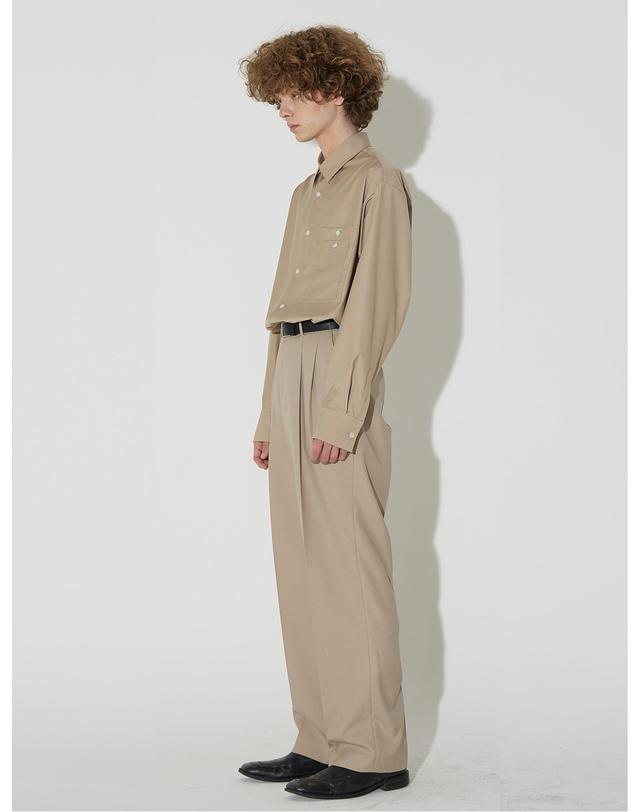 밀린 Two Pocket Shirt(Beige) 착용컷