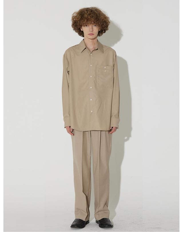 밀린 Two Pocket Shirt(Beige) 착용컷