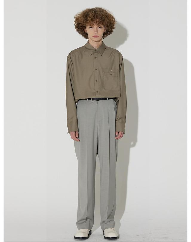 밀린 Two Pocket Shirt(Khaki) 착용컷