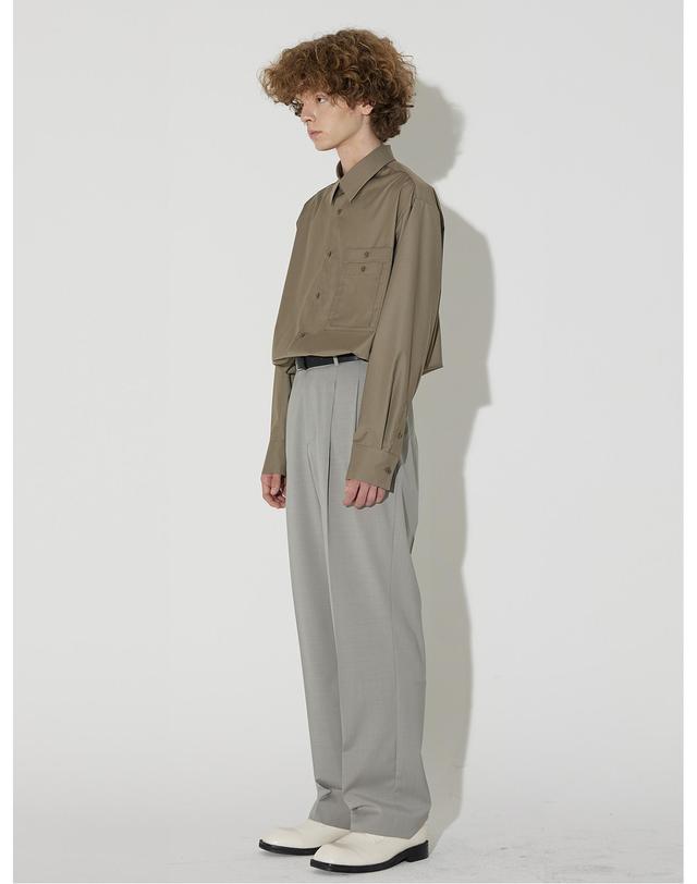 밀린 Two Pocket Shirt(Khaki) 착용컷