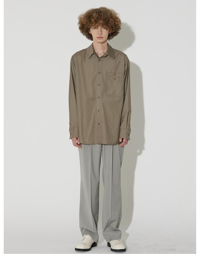 밀린 Two Pocket Shirt(Khaki) 착용컷