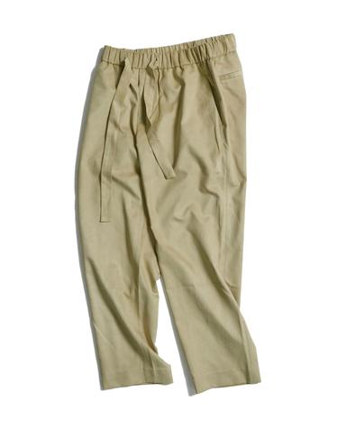 Suede spring pant(Sand beige)