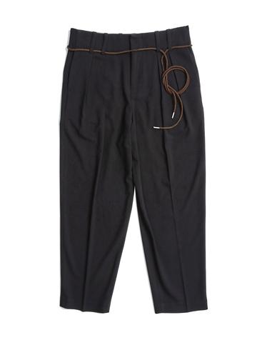 필시크 Rope two_tuck pants(Black)