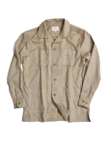 Suede shaket(Dark beige)