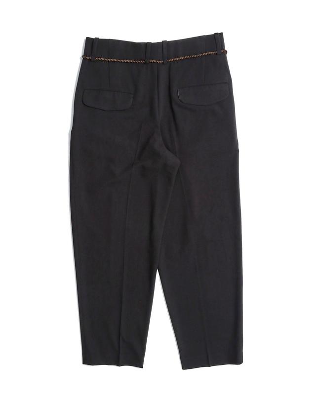 필시크 Rope two_tuck pants(Black) 블랙 착용컷
