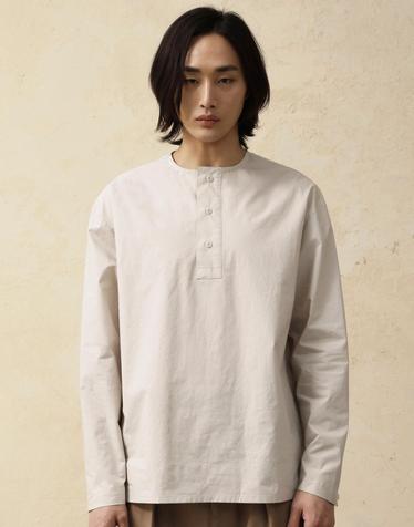 필시크 HENLEY SHIRT (Lighe beige)