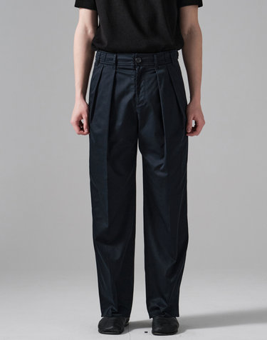 FORWARD TWO PLEATS PANTS (NAVY)