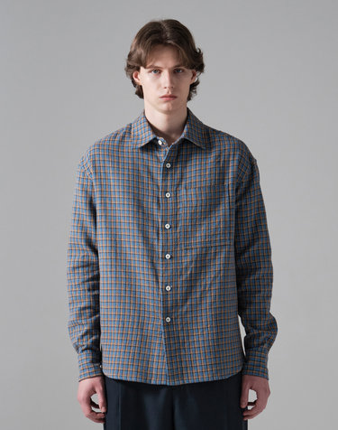 PANAMA CHECK SHIRT (BLUE)