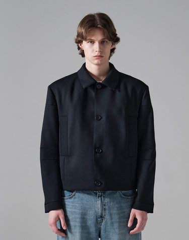 MINIMAL SHORT JACKET (NAVY)