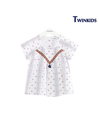 [TWINKIDS] 에스닉 테슬 블라우스(T8MB9B99_RE)