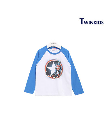 [TWINKIDS] 마블라글랑티셔츠(T8SM9T82_BL)