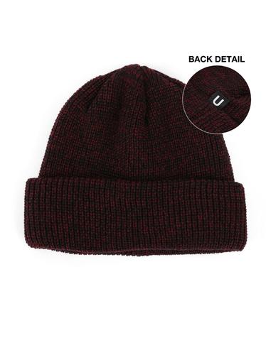 겨울 숏비니 BEANIE / MARINE FIT / U STRAP / BLEND WINE