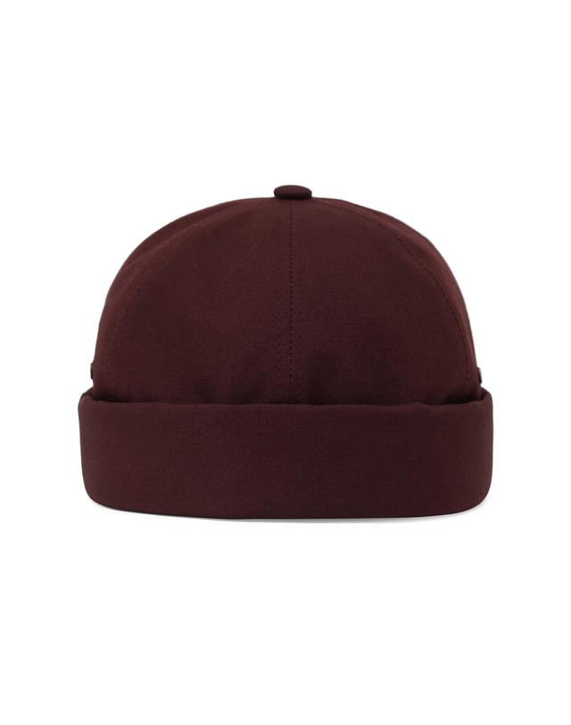 언더컨트롤 빈티지 코튼 브림리스캡 MOLD CAP / VNTG / WINE 착용컷