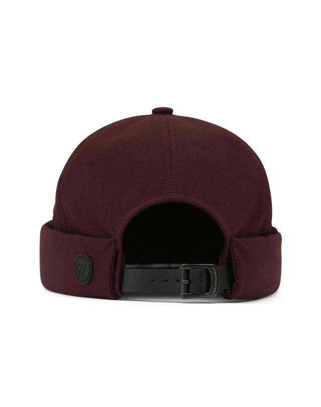 언더컨트롤 빈티지 코튼 브림리스캡 MOLD CAP / VNTG / WINE 착용컷