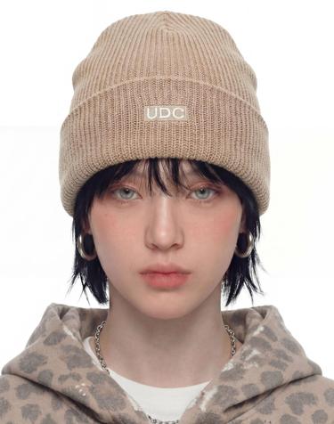 루즈핏 비니 BEANIE / LONG TAIL / BOX LOGO / F OATMEAL