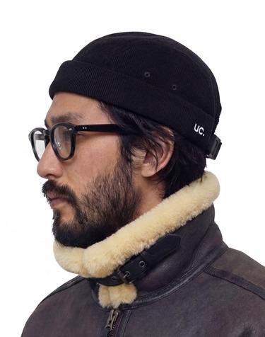코듀로이 캠프 브림리스캡 MOLD CAP / CAMP / CD / BLACK