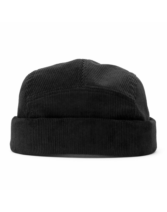 언더컨트롤 코듀로이 캠프 브림리스캡 MOLD CAP / CAMP / CD / BLACK 착용컷
