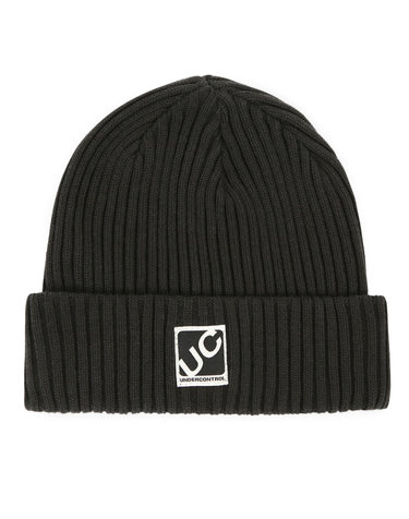 BEANIE / CROSS BOX LOGO / R CHARCOAL