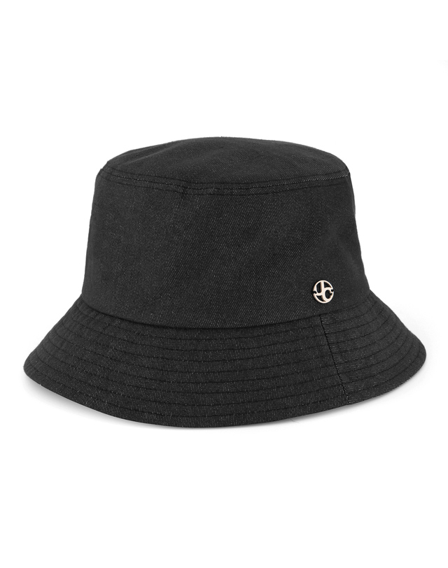 언더컨트롤 UC / OVER FIT BUCKET / DENIM BK 착용컷