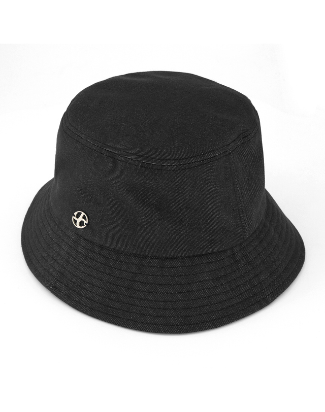 언더컨트롤 UC / OVER FIT BUCKET / DENIM BK 착용컷