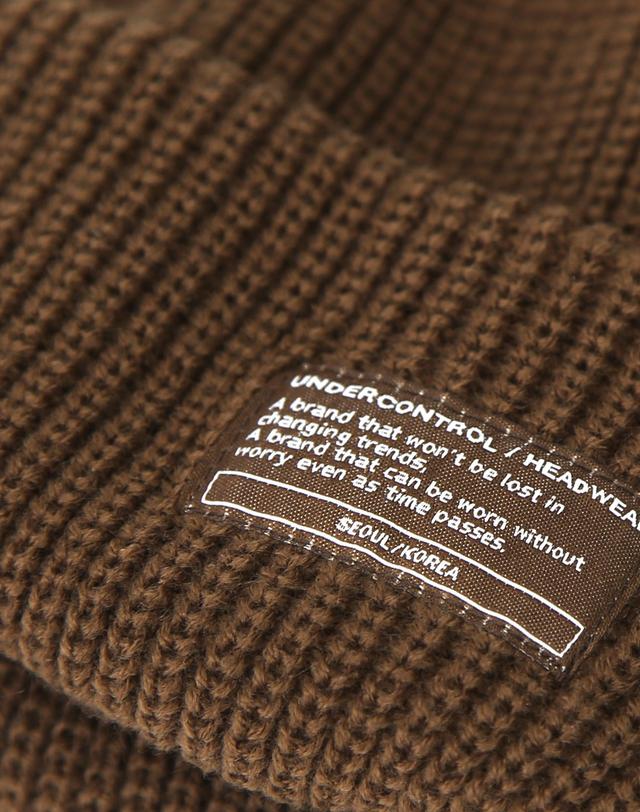 언더컨트롤 BEANIE / MONK FIT / BROWN 착용컷