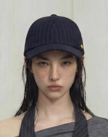 베이직 볼캡 6PANNEL BALL CAP / MODS PIN STRIPE / NAVY