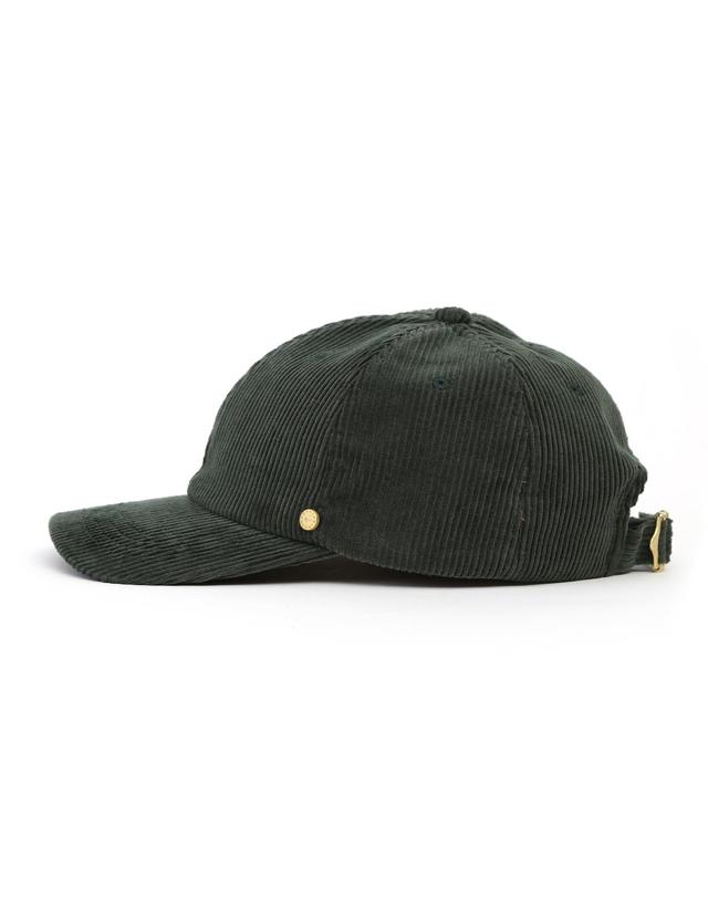 언더컨트롤 스튜디오 코듀로이 볼캡 6PANNEL BALL CAP / CORDUROY / FOREST 착용컷