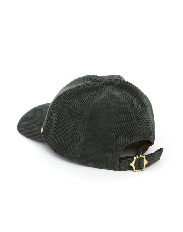 언더컨트롤 스튜디오 코듀로이 볼캡 6PANNEL BALL CAP / CORDUROY / FOREST 착용컷