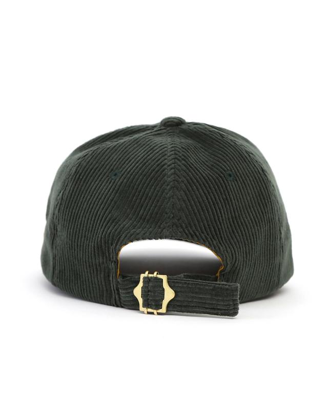 언더컨트롤 스튜디오 코듀로이 볼캡 6PANNEL BALL CAP / CORDUROY / FOREST 착용컷