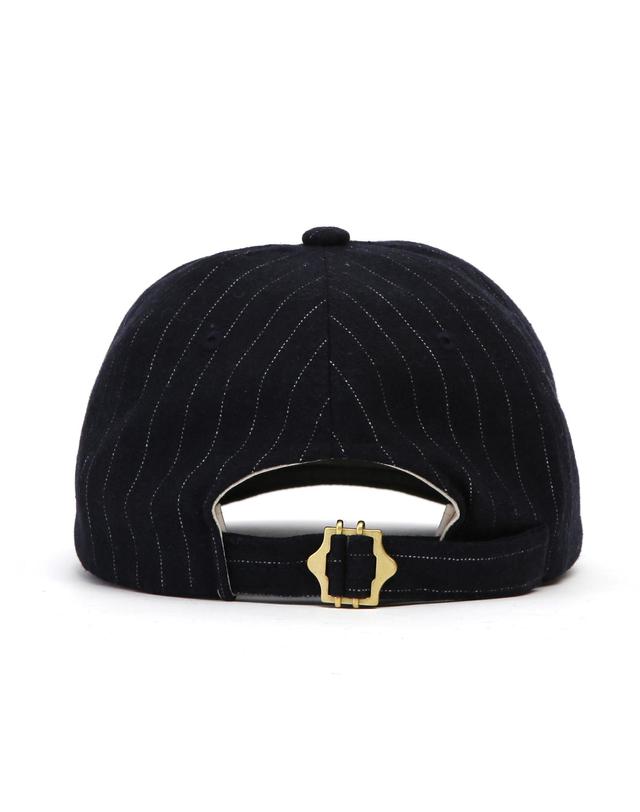 언더컨트롤 스튜디오 베이직 볼캡 6PANNEL BALL CAP / MODS PIN STRIPE / NAVY 착용컷