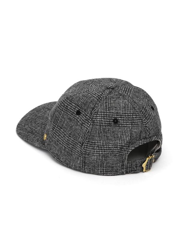 언더컨트롤 스튜디오 겨울 볼캡 6PANNEL BALL CAP / MODS GLEN / GREY 착용컷