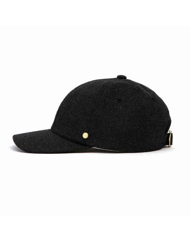 언더컨트롤 스튜디오 겨울 볼캡 6PANNEL BALL CAP / MODS GLEN / BLACK 착용컷