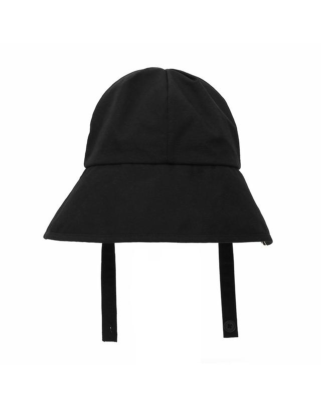 언더컨트롤 스튜디오 탈부착 스트랩 코튼 버킷햇 STRAP BUCKET / D BIO / BLACK 착용컷