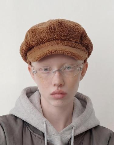겨울 헌팅캡 CASTRO BERET / POODLE / CARAMEL