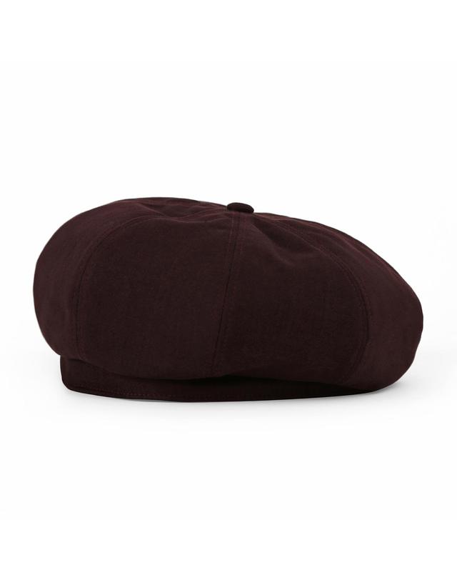 언더컨트롤 스튜디오 스웨이드 베레모 BREAD BERET / T SUEDE / D WINE 착용컷