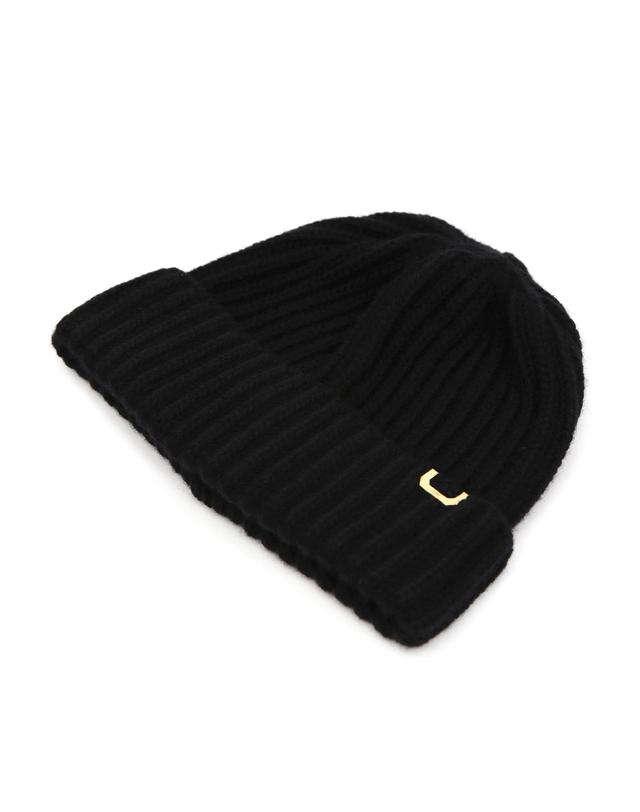 언더컨트롤 스튜디오 겨울 롱비니 MOUNTAIN BEANIE / CASHMERE / M BLACK 착용컷