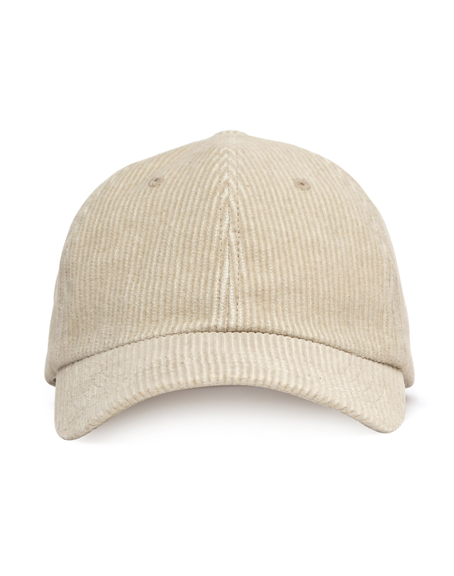 언더컨트롤 스튜디오 코듀로이 가을 볼캡 BALL CAP / PIGMENT CD / L OATMEAL 착용컷