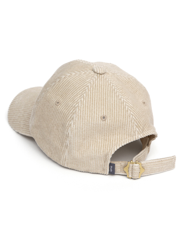 언더컨트롤 스튜디오 코듀로이 가을 볼캡 BALL CAP / PIGMENT CD / L OATMEAL 착용컷