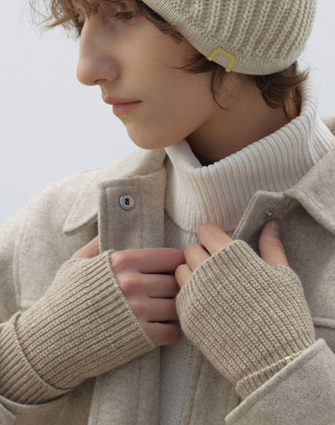 겨울 핸드워머 반장갑 SLEEVE WARMER / CASHMERE / D LINEN