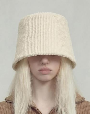 코듀로이 버킷햇 STAND BUCKET / WAVE CORDUROY / MILK