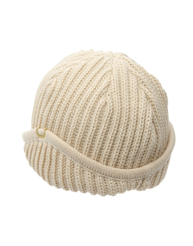 언더컨트롤 스튜디오 바라클라바 겨울 비니 EAR FLAP BEANIE / SOLID A / CREAM 착용컷