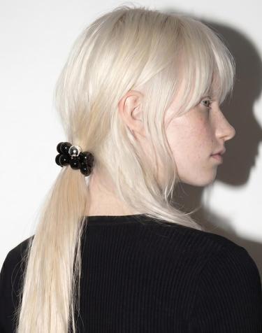 팔찌 겸 머리끈 BRACELET SCRUNCHIE / BLACK BALL
