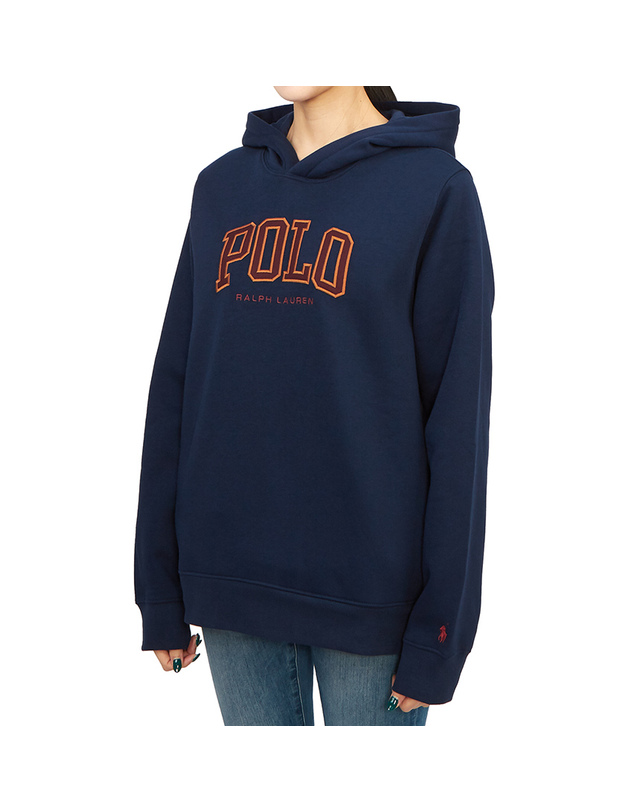 폴로 랄프로렌 폴로랄프로렌키즈 기모 후드티 323919501002 NAVY (성인착용가능) 착용컷