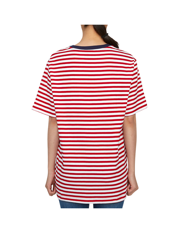폴로 랄프로렌 폴로랄프로렌키즈 반팔티셔츠 323942204001 RED (성인착용가능) 착용컷