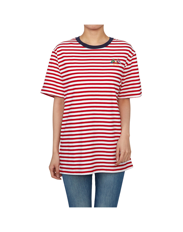 폴로 랄프로렌 폴로랄프로렌키즈 반팔티셔츠 323942204001 RED (성인착용가능) 착용컷